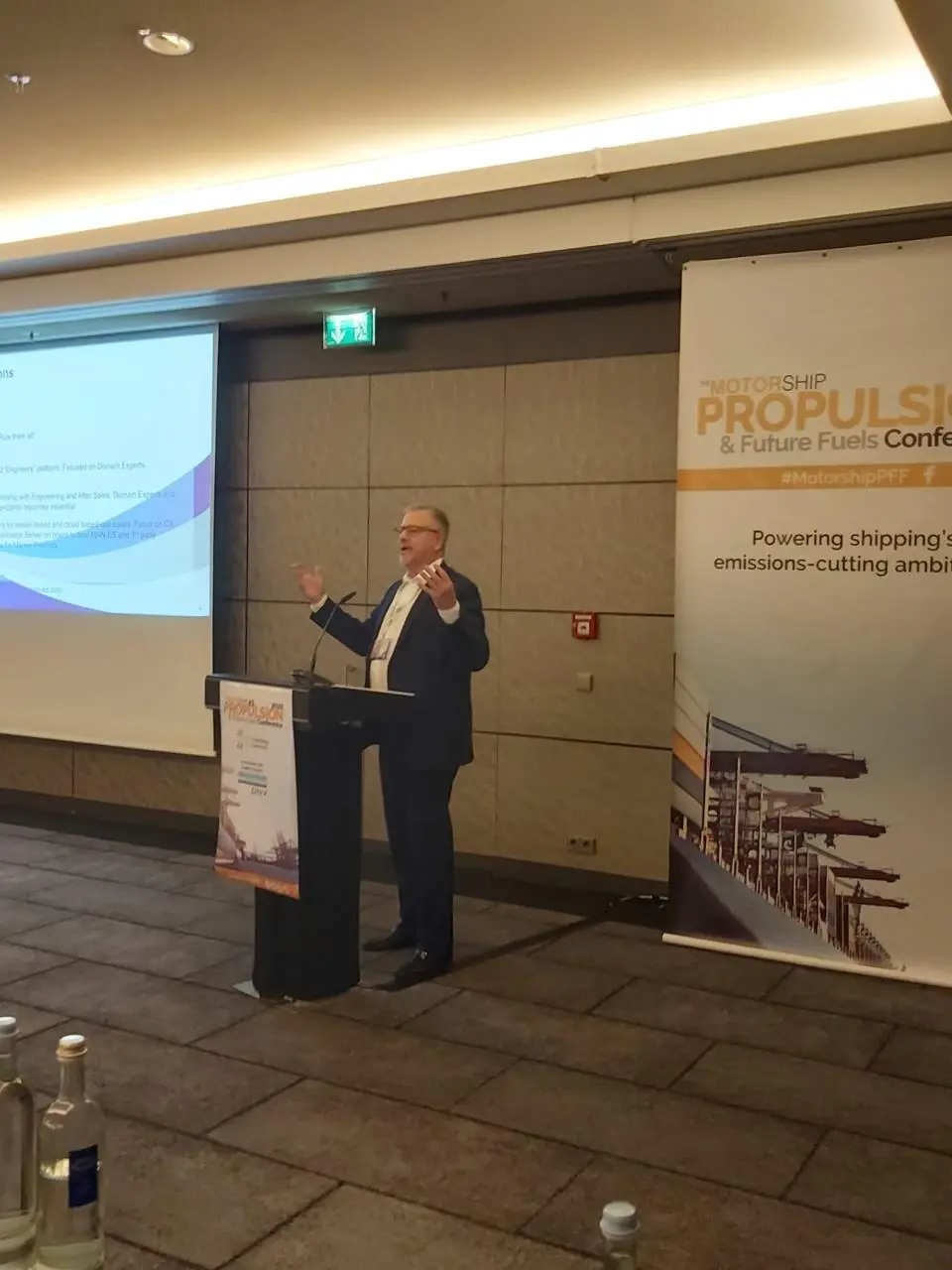 Gregory Puckett, Head of Group Digital, MAN Energy Solutions was pleased to find fellow digital natives among the audience.