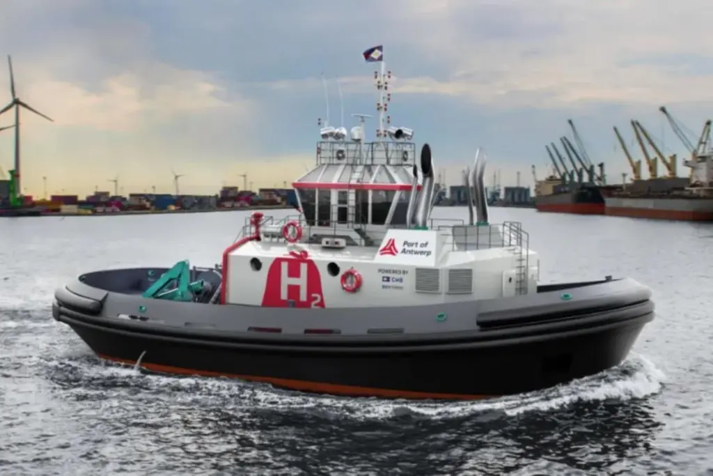 The goal is to have the Hydrotug fully operational in Antwerp in the first quarter of 2023.