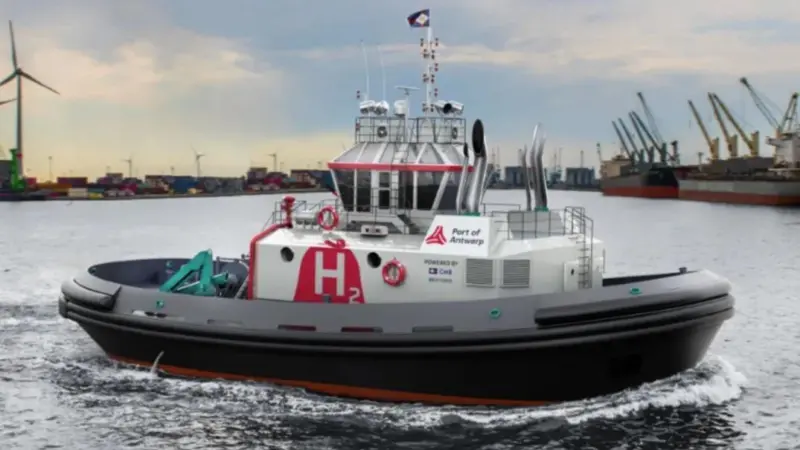 The goal is to have the Hydrotug fully operational in Antwerp in the first quarter of 2023.