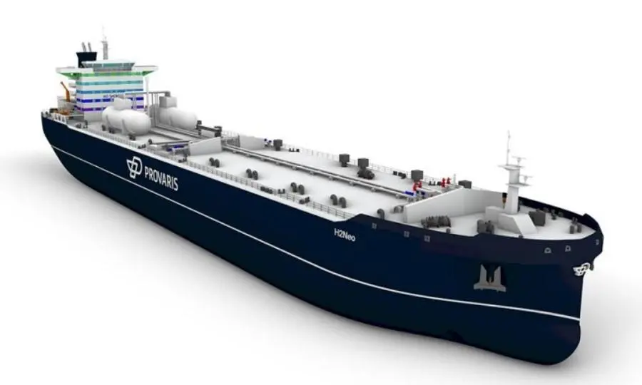 ABS has approved the design of Provaris’ 26,000m3 H2Neo compressed hydrogen carrier