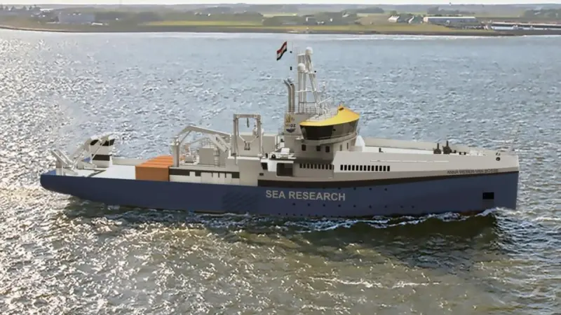 High-capability new research platform for the Dutch fleet, the 80m Anna Weber-van Bosse.