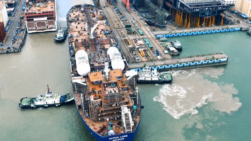 The second LR2 tanker in the series, Hafnia Loire, was launched from Dry Dock in late 2022.