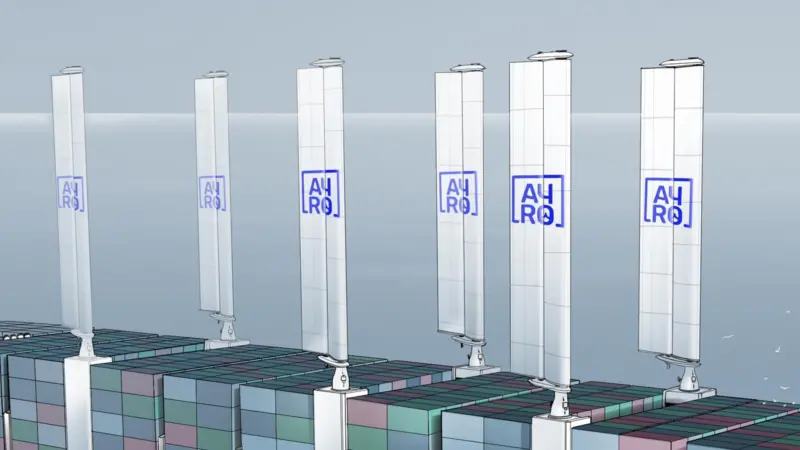 The four-year WHISPER project plans to combine AYRO's windsail system with Solbian's photovoltaic panel solution with the aim of reducing emissions on a bulker by up to 30%.