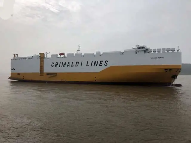 Grimaldi confirmed an order for 5+2 ammonia-ready 9,000 ceu PCTCs with Shanghai Waigaoqiao Shipbuilding and China Shipbuilding Trading Company.
