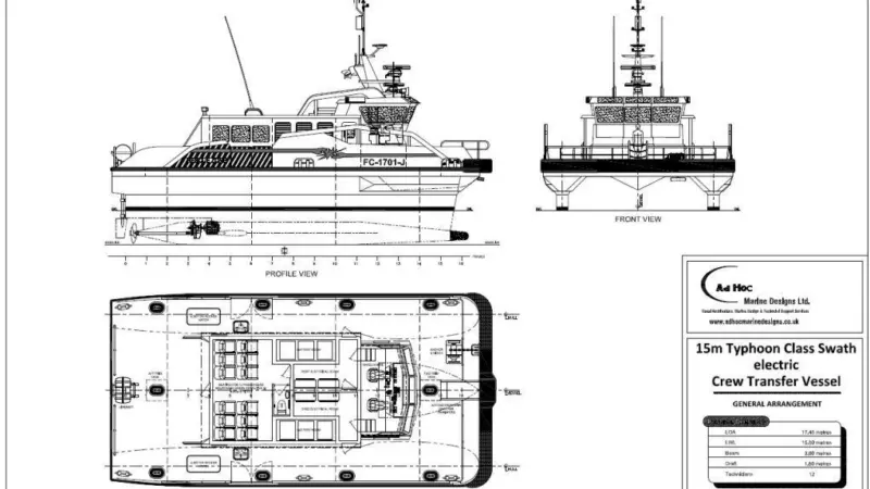 The Zephyrus project includes UK-designed full-electric CTVs.