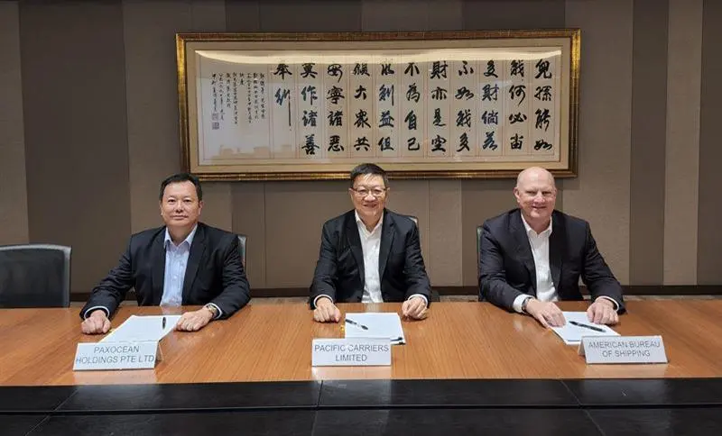 ABS is undertaking a joint development project with Pacific Carriers Limited (PCL) and PaxOcean Holdings Pte Ltd to conduct a study project to examine the possibility of converting the main engine of a container vessel to a methanol-fuelled dual-fuel engi