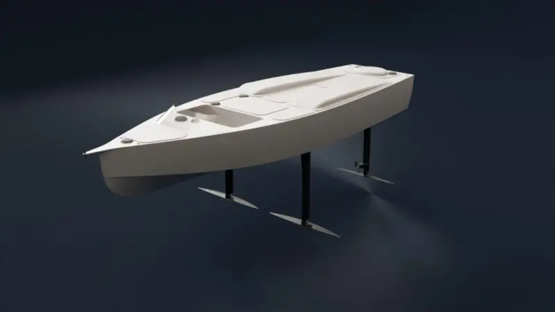 TUD Hydro Motion Team_Foiling H2-powered boat
