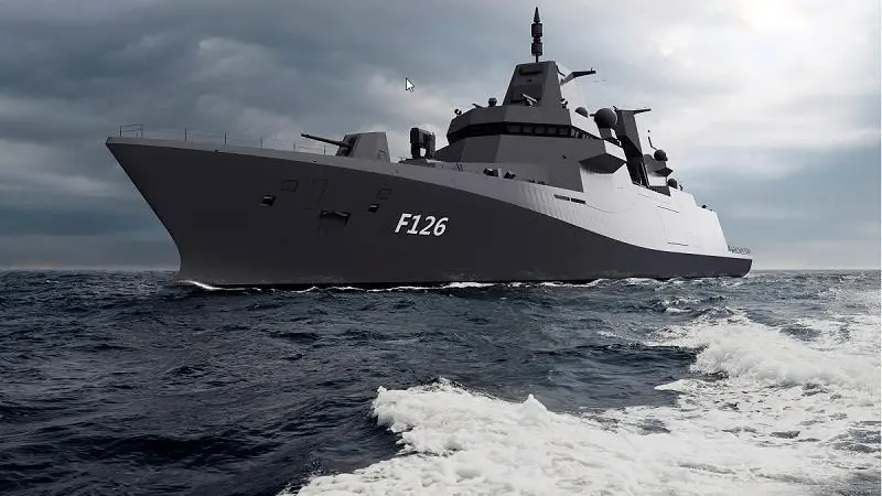 F126 German navy frigate