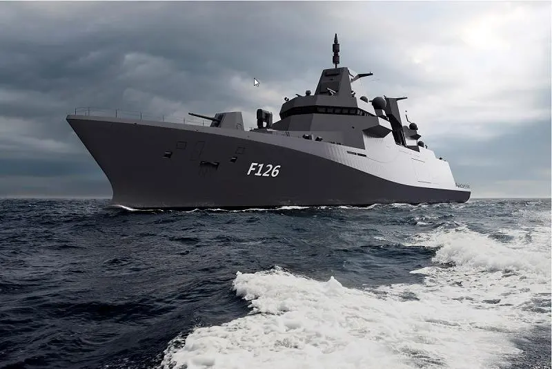 F126 German navy frigate