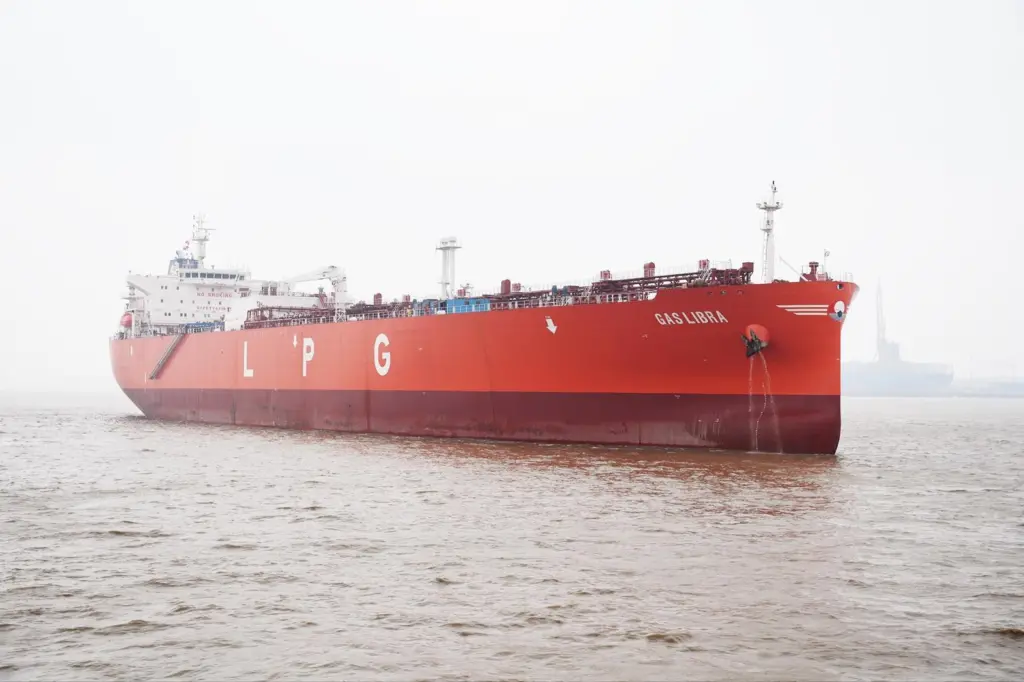 The MAN B&W 6G60ME-C main engines aboard Tianjin Southwest’s Gas Libra (pictured) and Gas Scorpio will be retrofitted to dual-fuel MAN B&W 6G60ME-LGIP units capable of running on LPG.