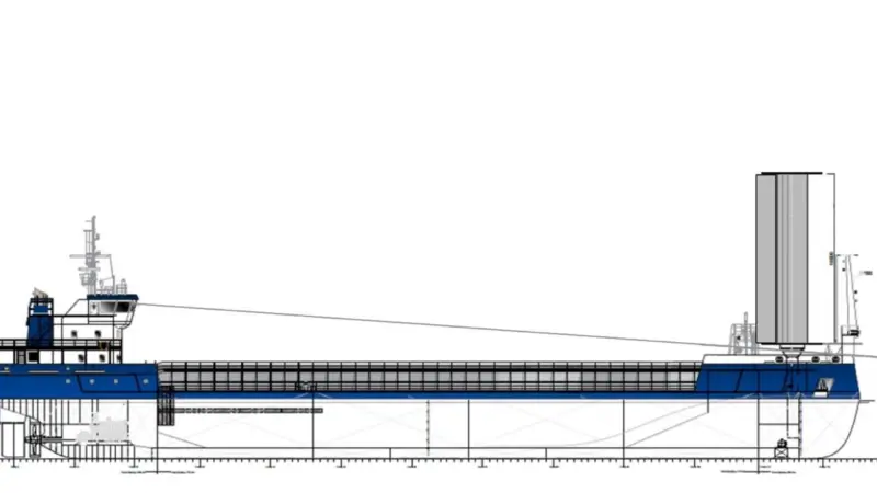 The modelling suggests that modifying a Flettner rotor with a flap can increase fuel savings of around 3 percentage points.
