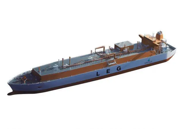 VLEC gas handling system