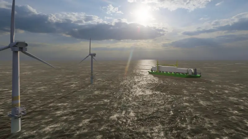 Artist’s impression of the NH3 FPSO concept