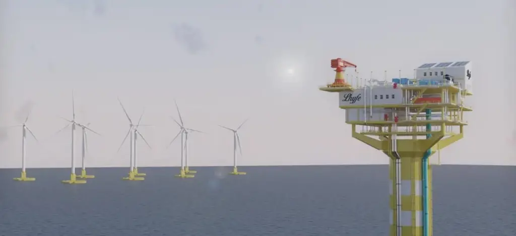 Lhyfe offshore H2 production facility