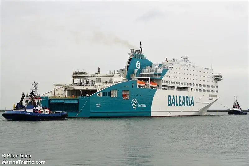 Dual-fuel electric ferry project comes good in Balearia colours.