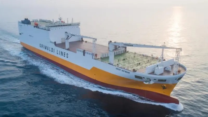 Grimaldi Group G5-class multipurpose RoRo - 'Great Antwerp'