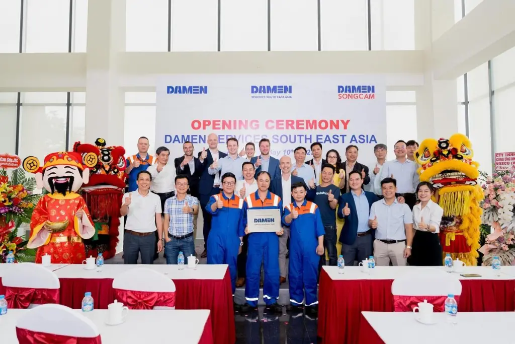 Damen opens a new service hub in Vietnam