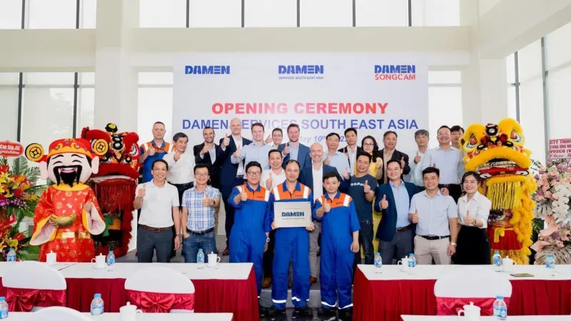 Damen opens a new service hub in Vietnam