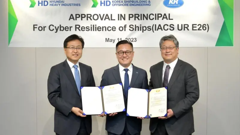AiP for cyber resilience of ships framework ceremony