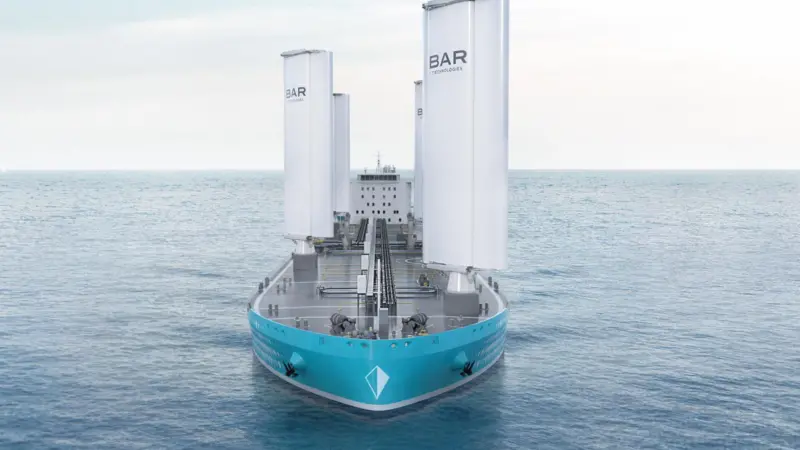 BAR Technologies and Deltamarin wind propulsion