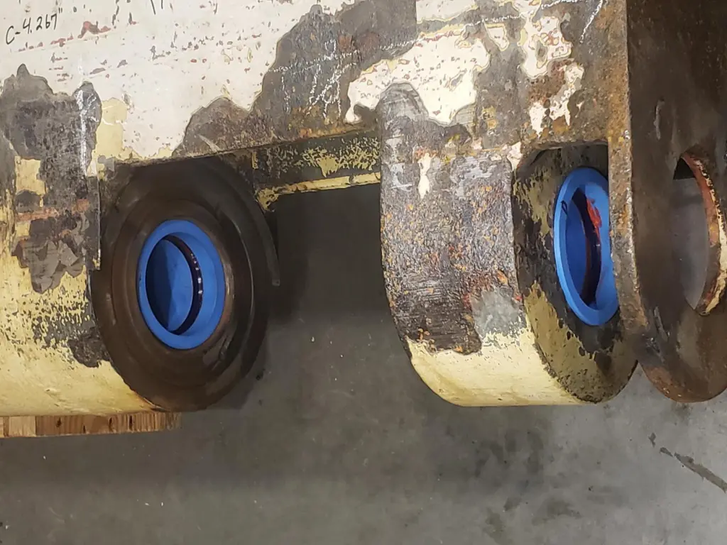 Thorden's ThorPlas-Blue articulating rudder bearings