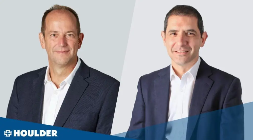 (l-r) Rupert Hare, Houlder CEO and Jonathan Strachan, Houlder CTO