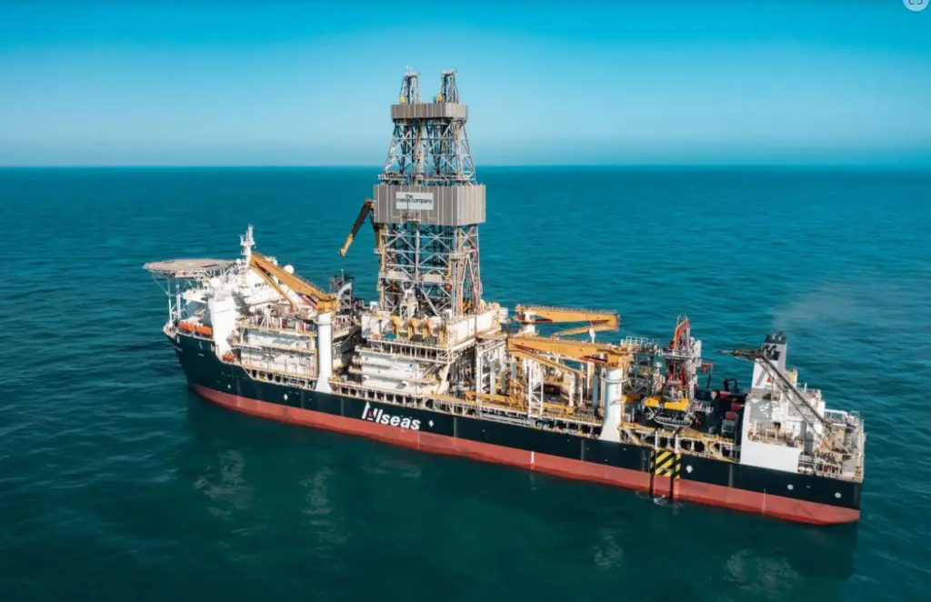 Allseas completed a pilot test bringing up 3000 tonnes of nodules through a 4300m riser to a 228m long ultra-deepwater drill ship, 'Hidden Gem', in 2022