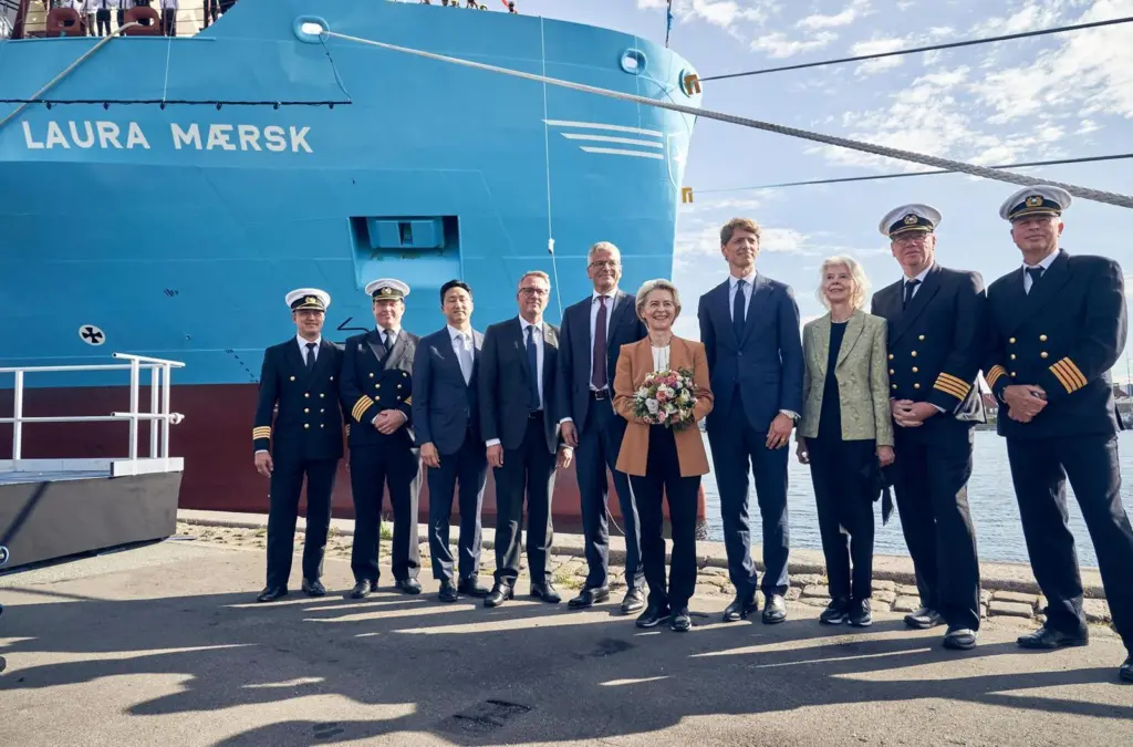Laura Maersk naming Ceremony