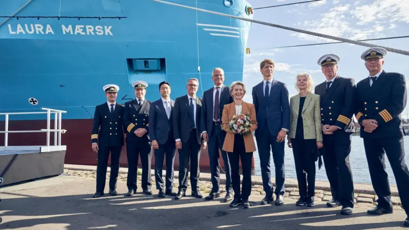 Laura Maersk naming Ceremony