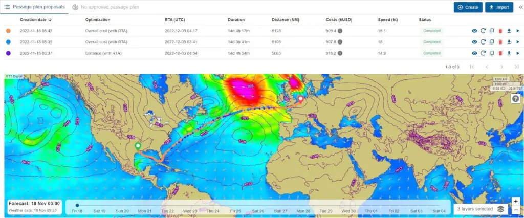 Ascenz Marorka's weather routing solution