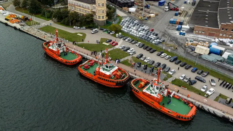 Delivery of three new ASD Tugs to Poland’s WUZ Port and Maritime Services