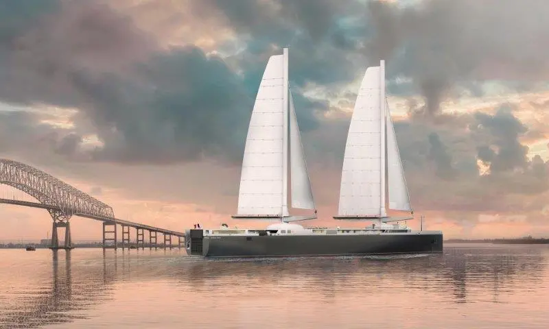 The 'Neoliner' is a 136m sailing RoRo cargo vessel