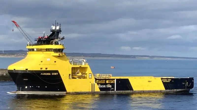 The 'Aurora Coey', one of two Pelagic Partners' PSVs