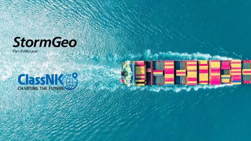 ClassNK and StormGeo Partnership logo