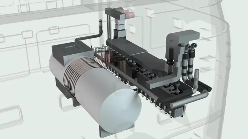 H2 system on board a tanker