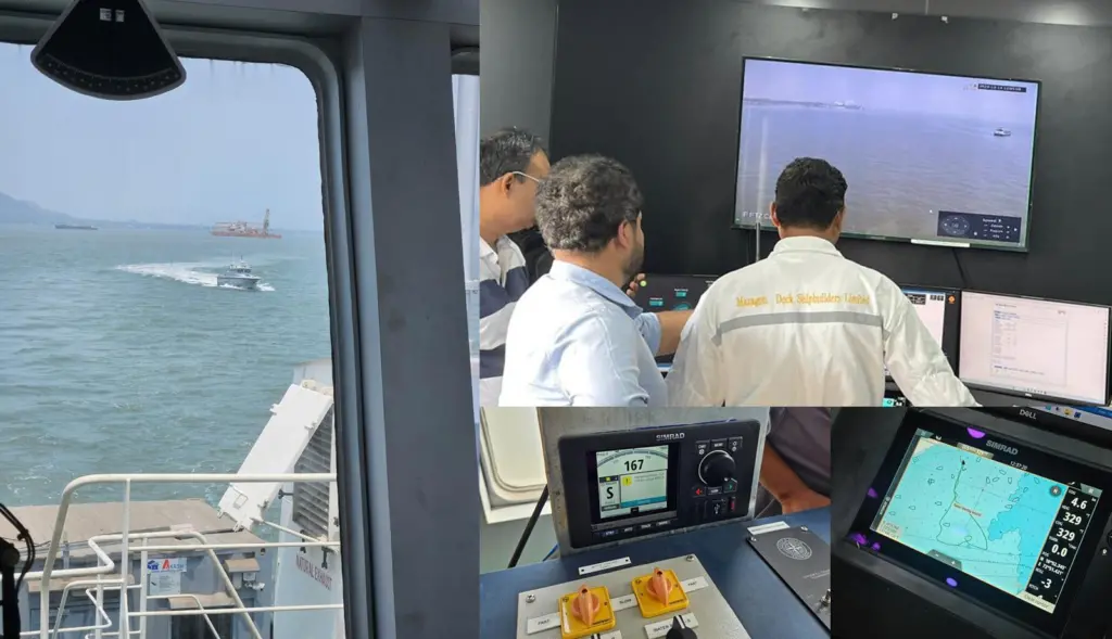 IRS has reviewed an autonomous navigation system on board an MDL tug
