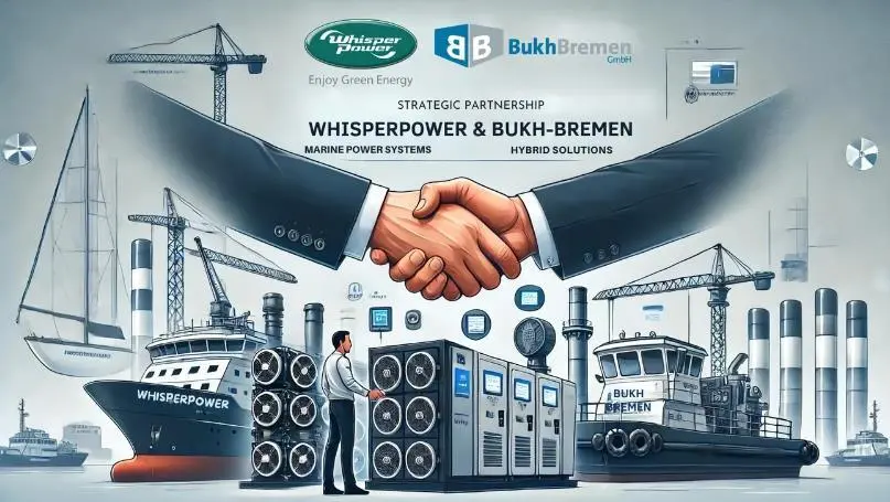 WhisperPower/Bukh-Bremen partnership graphic