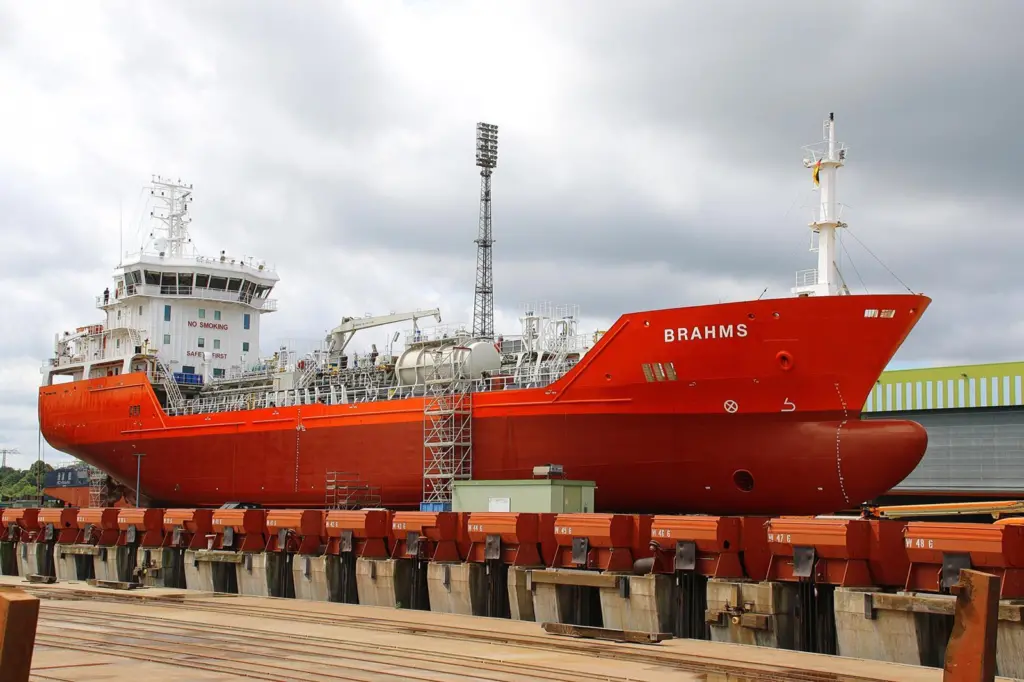 GEFO's 'Brahms' has an a full overhaul at Strela Shiprepair Yard