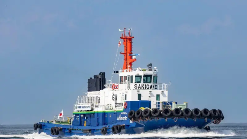 Sakigake ammonia-fuelled tugboat