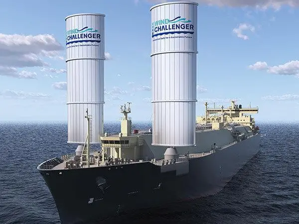 Wind Challenger on board LNG carrier