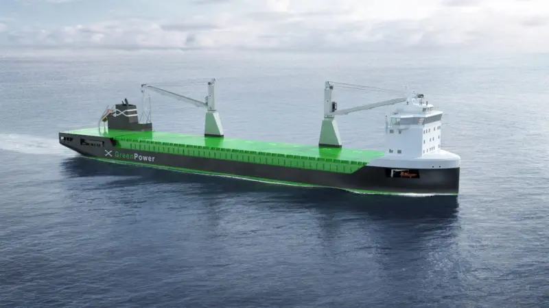 Illustration of a GreenPower vessel