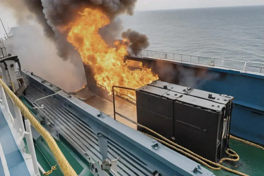 Battery-fire