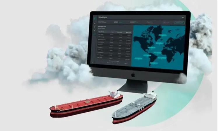 The image shows Siglar Carbon’s emissions insight platforms