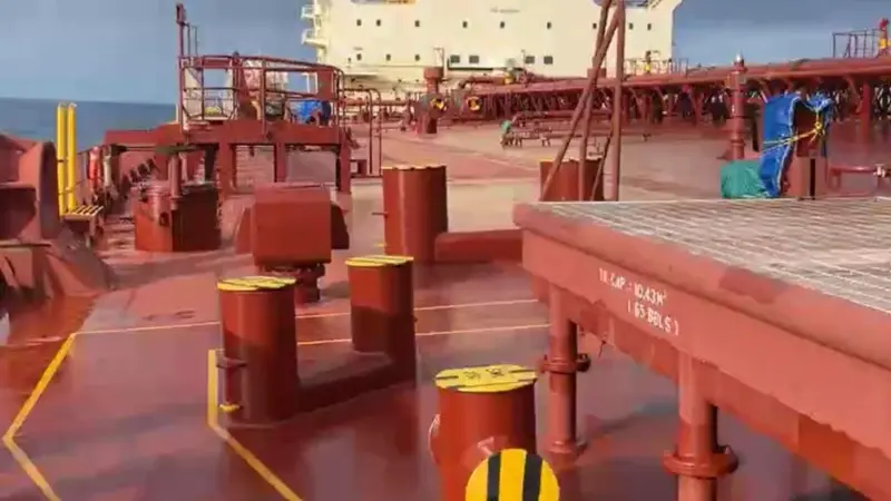 MT Ascona very large car carrier deck