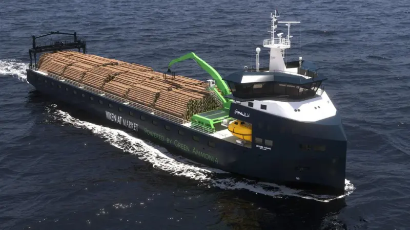 ammonia timber carrier source Skarv Shipping