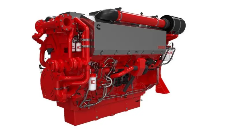 Cummins' QSK60 methanol engine