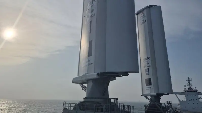 Two BAR Technologies Windwings on board a vessel at sea