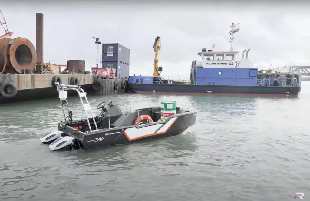 Battery powered vessel in Southampton waters