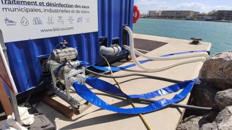 A BIO-UV portable BWTS portside