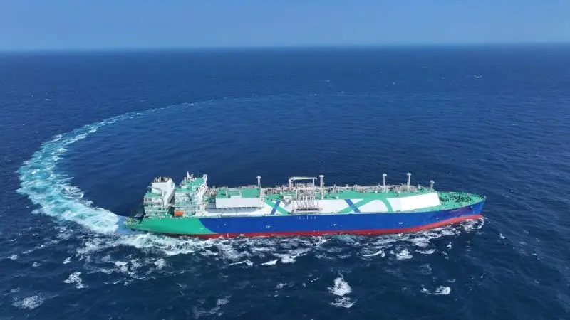 LNG carrier at sea
